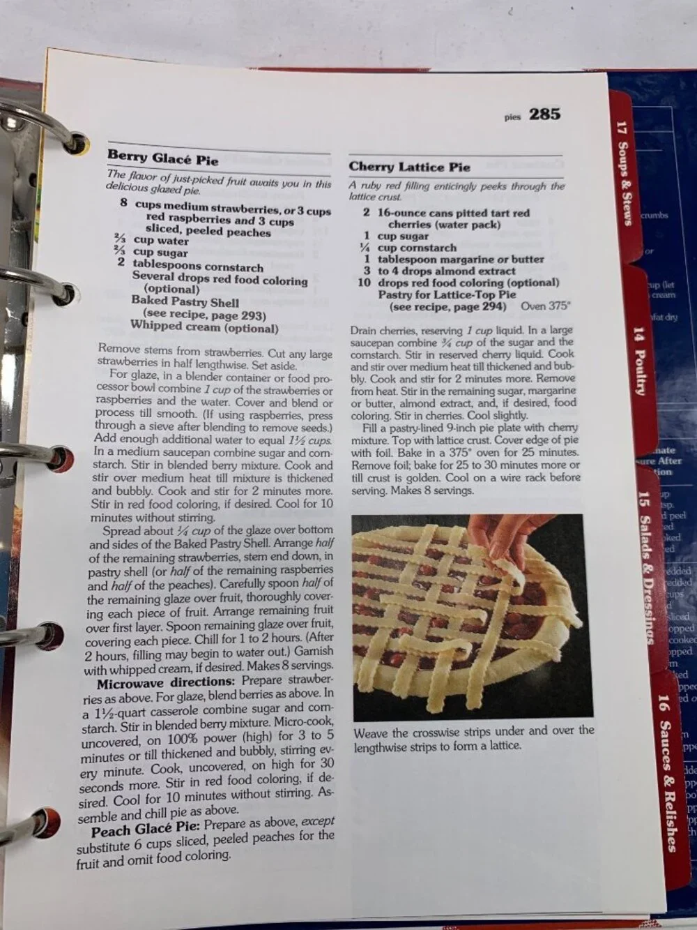 1989 Better Homes And Gardens New Cookbook 10th Edition Ring-Bound Red Plaid